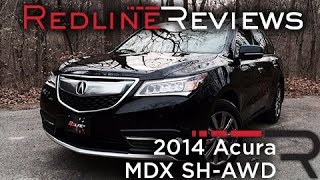 2014 Acura MDX SHAWD – Redline Review [upl. by Suoivatnom164]