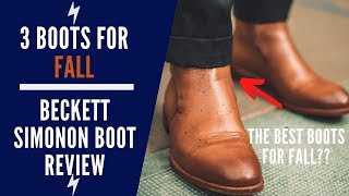 3 Boots For Fall  Beckett Simonon Boots Review [upl. by Frants]