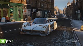 Forza Horizon 4  Driving in Winter With PAGANI ZONDA R 2010 Maximum Graphics Settings [upl. by Ricard]