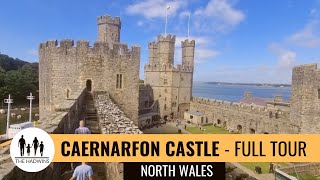 Caernarfon Castle  Full Video Tour  Things To Do In North Wales [upl. by Abbotson]