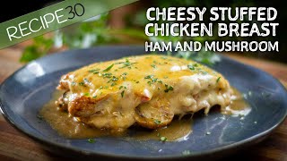 You must try this Cheesy Chicken Meal  Stuffed Chicken Breast with Mushroom and Ham [upl. by Enoek]