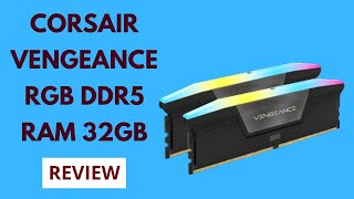 CORSAIR VENGEANCE RGB DDR5 RAM 32GB 2x16GB 6000MHz CL36 Intel XMP iCUE Compatible Computer Memory [upl. by Refinnaej219]