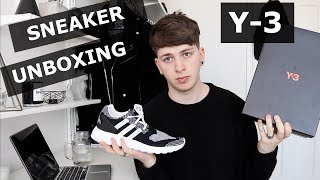 Y3 Pure Boost ZG Knit Sneaker Unboxing  Adidas  Gallucks [upl. by Asssilem312]