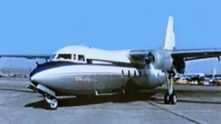 Fokker F27 Friendship Promo Film  1957 [upl. by Lebezej]