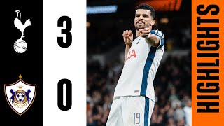 Tottenham Hotspur 30 Qarabag  Europa League Highlights  Johnson Sarr and Solanke goals [upl. by Muhcon742]