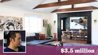 Inside Joe Hahns Linkin Park  Former Hidden Hills Home [upl. by Adnohsirk142]