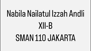 STATISTIKA Persentil  Nabila Nailatul Izzah  XIIB  SMAN 110 Jakarta [upl. by Annas425]