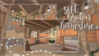 Soft Brown Homestore  Speed Build [upl. by Hemetaf]