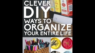 50 Smart DIY Ways To Organize Your Entire Life [upl. by Elvyn39]