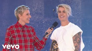 Justin Bieber  What Do You Mean Live From The Ellen Show [upl. by Lahpos994]