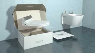 SensoWash® Starck C Montage Video  Mounting SensoWash® Starck C [upl. by Morra]