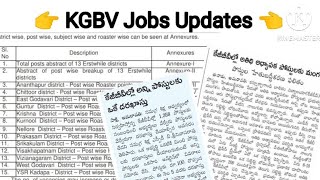 kgbv school Guest Faculty and Contract Jobs updates [upl. by Yvel]