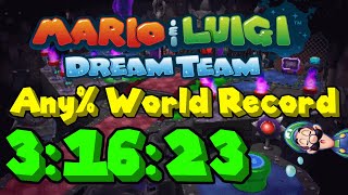 Former WR Mario amp Luigi Dream Team Speedrun in 31623 [upl. by Sara793]