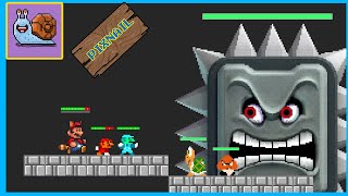 Super Mario Multiverse 01 Attack Mega Thwomp  Animation [upl. by Smaoht73]