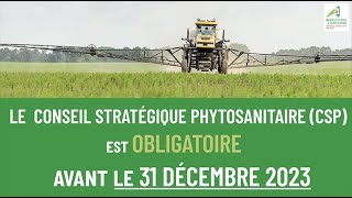 Accompagnement Conseil stratégique phytosanitaire [upl. by Childers]