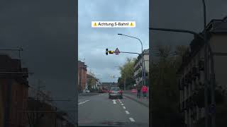 ⚠️ Achtung SBahn ⚠️ fahrschule fahrprüfung fahrschulelernen viralvideo shorts heilbronn [upl. by Somar]