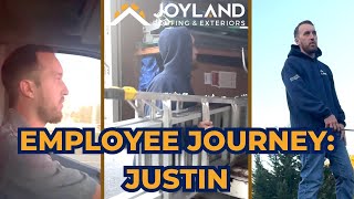 Joyland Roofing Employee Journey Justin [upl. by Cavuoto769]