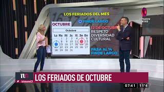 Estos son los feriados de octubre [upl. by Crawley500]