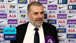 Ange Postecoglou points out that Spurs are only three points from top [upl. by Avelin]