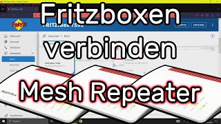 Fritzboxen als Mesh Repeater und Mesh Master miteinander verbinden Kabelverbindung [upl. by Launame]