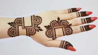 Stylish Simple Backhand Mehndi design Easy Mehndi designsMehandi ka design Mehndimehandi designs [upl. by Saihttam]