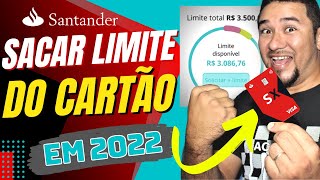 🔴COMO SACAR O LIMITE DO CARTÃO DE CRÉDITO SX SANTANDER EM 2022 PASSO A PASSO ATUALIZADO [upl. by Ialda197]