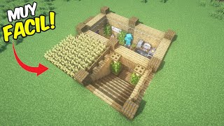 COMO HACER una CASA SUBTERRANEA en MINECRAFT SURVIVAL 🏡FÁCIL Y RÁPIDO [upl. by Nevram923]