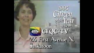 1995 CFQC Citizen of the Year  vintage SK commercial [upl. by Newmark]