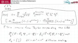 Introduction to lattice Boltzmann 13 Diffusion Model and Magic Parametrization [upl. by Airetnahs139]