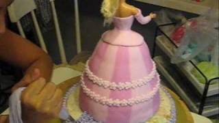 Barbie Princess cake for Batrisya age 6 [upl. by Hermie]