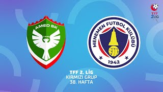 TFF 2 Lig Kırmızı Grup  Amed Sportif Faaliyetler  Menemen Futbol Kulübü [upl. by Yekcor]