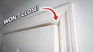 How To Fix A Sagging And Rubbing Door That Wont Close 5 Tips amp Tricks That Works DIY Tutorial [upl. by Lanod880]