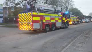 Northants Fire and Rescue Service Make Pumps 3 Incident On Scene [upl. by Luapsemaj]