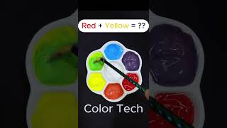 Red  Yellow  Blue Color Mixing  What’s your favorite 🎨✨ colors shortss colormixing asmr [upl. by Atsylac]