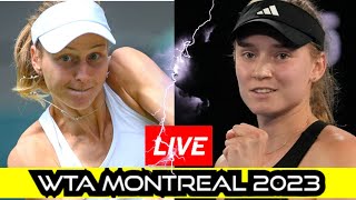 Rybakina vs Samsonova Live Streaming  Wta Montreal 2023  Elena Rybakina vs Liudmila Samsonova Live [upl. by Mcclelland]