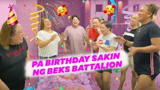 PA BIRTHDAY SAKIN NG BEKS BATTALION  PETITE TV [upl. by Ahsekram]