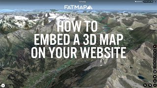 How to Embed a 3D Map on Your Website with FATMAP [upl. by Omland]