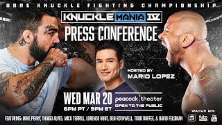 BKFC KNUCKLEMANIA IV PRESS CONFERENCE [upl. by Lilia]