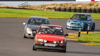 Anglesey Track Day 71024 Fiesta XR2 ST170 damp track [upl. by Lj]