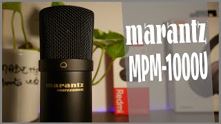 Mon nouveau Micro  Marantz MPM1000U [upl. by Leigh470]