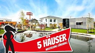 Top 5 FERTIGHÄUSER im MUSTERHAUSPARK Fertighauswelt Günzburg  Hausbau Helden [upl. by Lehsar]