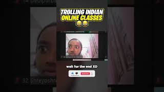 Trolling Indian Zoom Classes😂  shorts YoutubeShorts [upl. by Sudoeht]