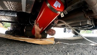 Epi15 Under slung LPG Gas for our Campervan [upl. by Adnolehs]