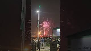 Fireworks at Celtic park ucl championsleague bonfirenight [upl. by Auvil]