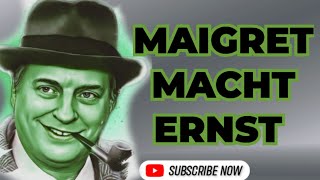 MAIGRET MACHT ERNST krimihörspiel retro HG Hamacher 1966 [upl. by Aisyram622]