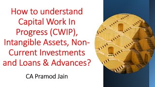 Capital Work In Progress IntangibleAsset NonCurrent Investment Loansamp Advances I CA Pramod Jain [upl. by Thompson]