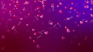 Free HD Love Background with Hearts  Romantic Wedding Background [upl. by Rankin681]