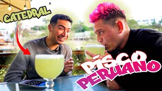 PROBANDO PISCO SOUR PERUANO EN PERÚ🤯 ¿MEJOR QUE EL CHILENO 😱 [upl. by Shoemaker]