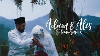 ADAM amp ALIS THE SOLEMNIZATION [upl. by Ytissac]