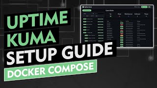 Uptime Kuma Docker installation guide [upl. by Eceryt]